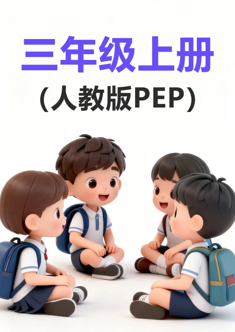 三年级上册 人教PEP封面
