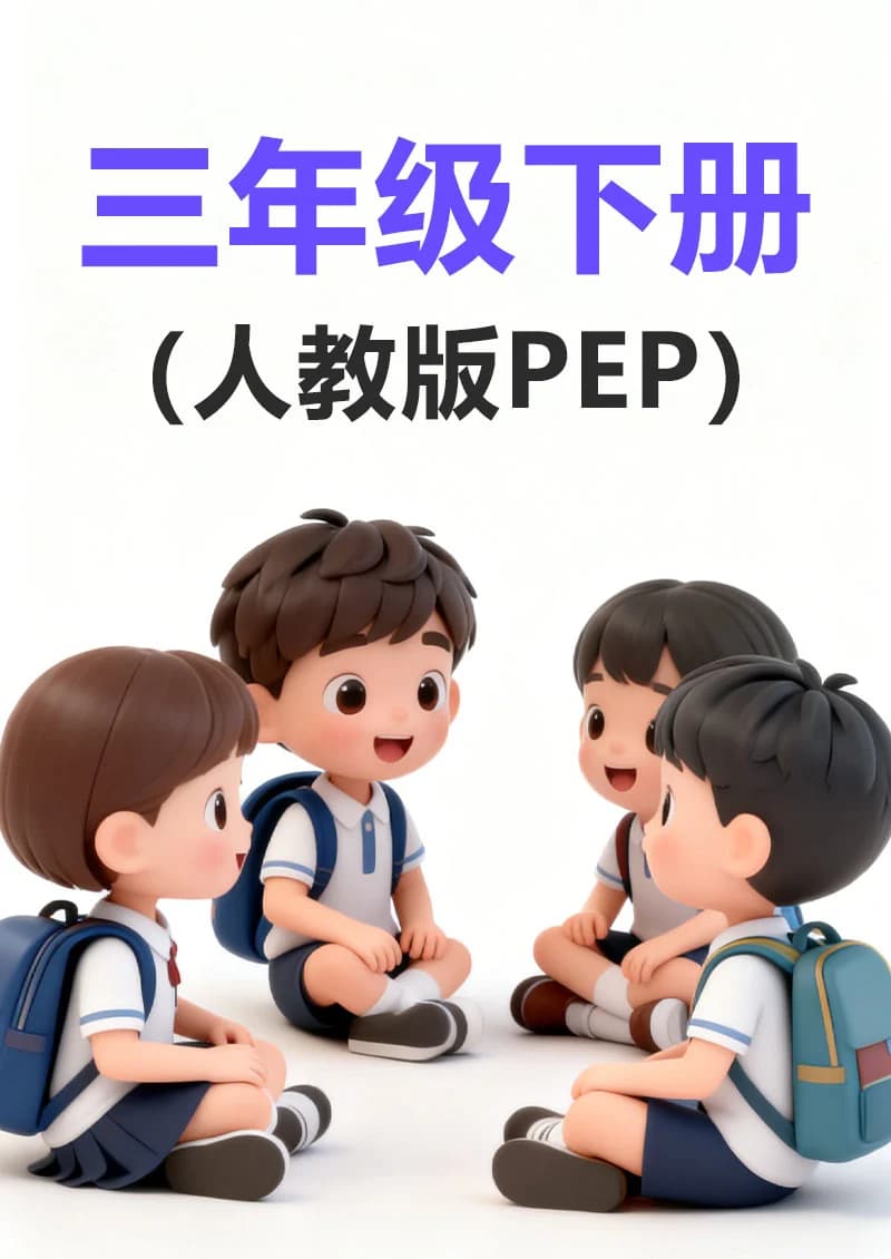 三年级下册 人教PEP封面