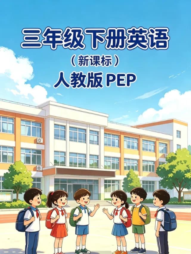 （新课标）三年级下册 人教版PEP封面